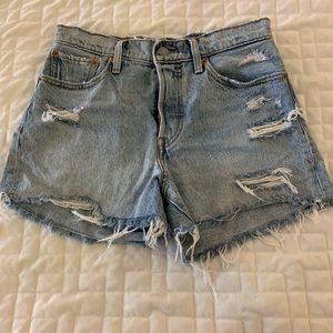 Levi’s shorts from Urban Outfitters